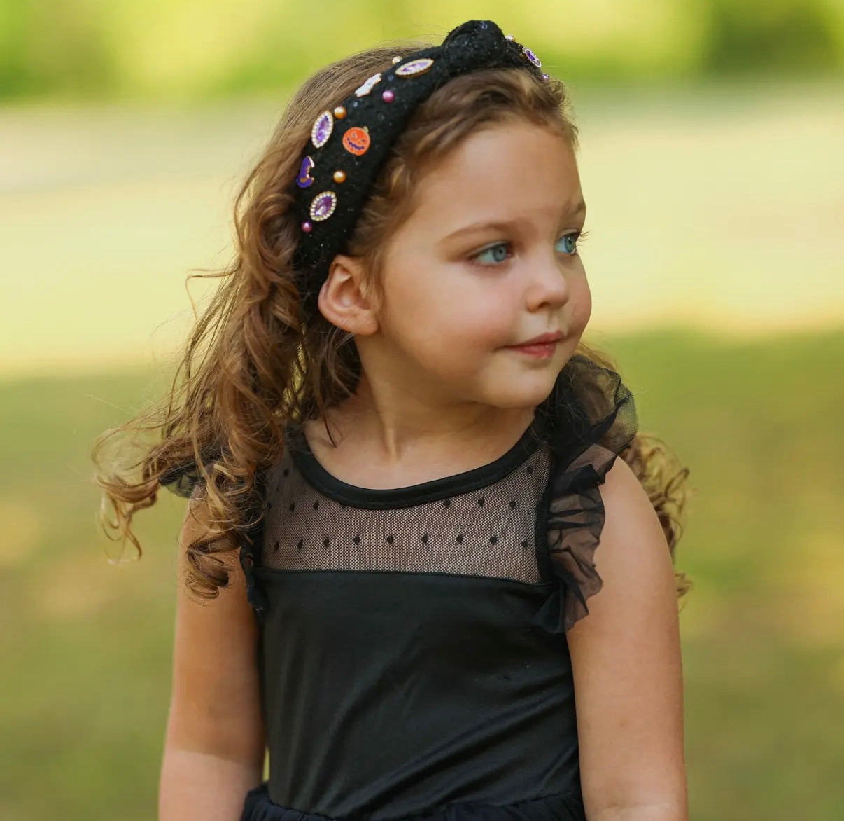 FROG SAC Halloween Headband for Girls - Knotted Headband