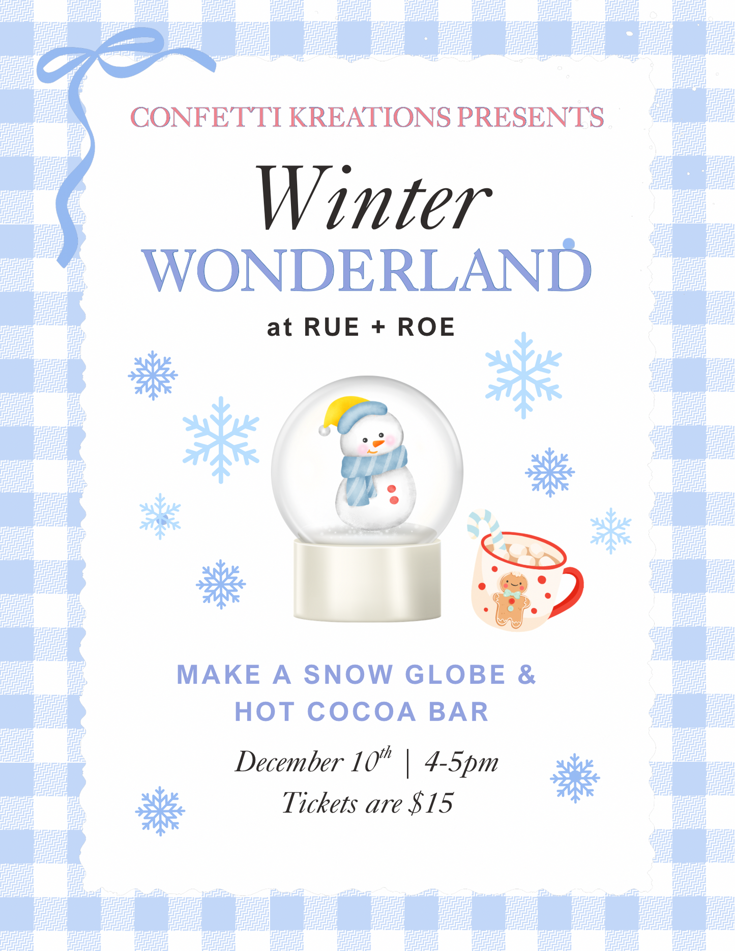 Winter Wonderland at Rue + Roe