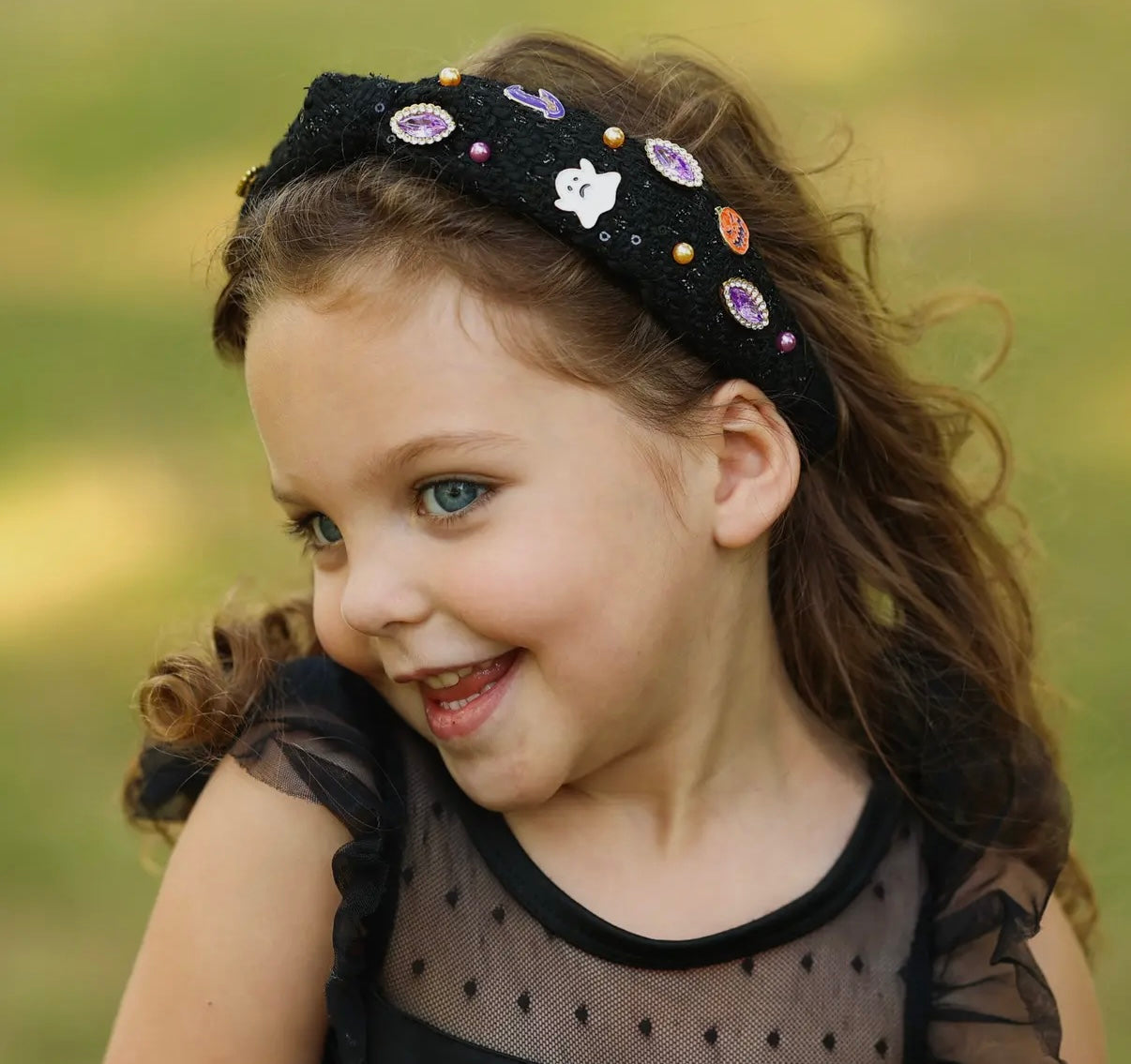 FROG SAC Halloween Headband for Girls - Knotted Headband