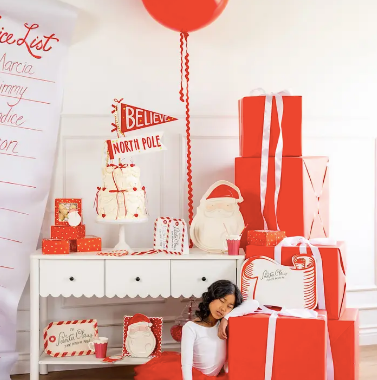 Santa Scroll Placemat