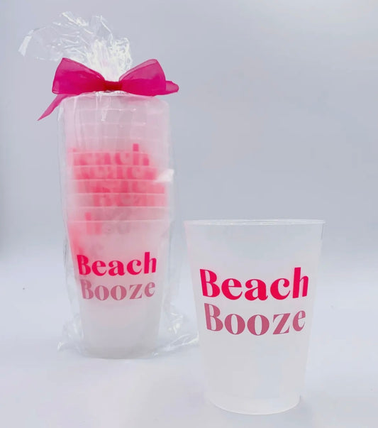 Beach Booze Frosted Cups