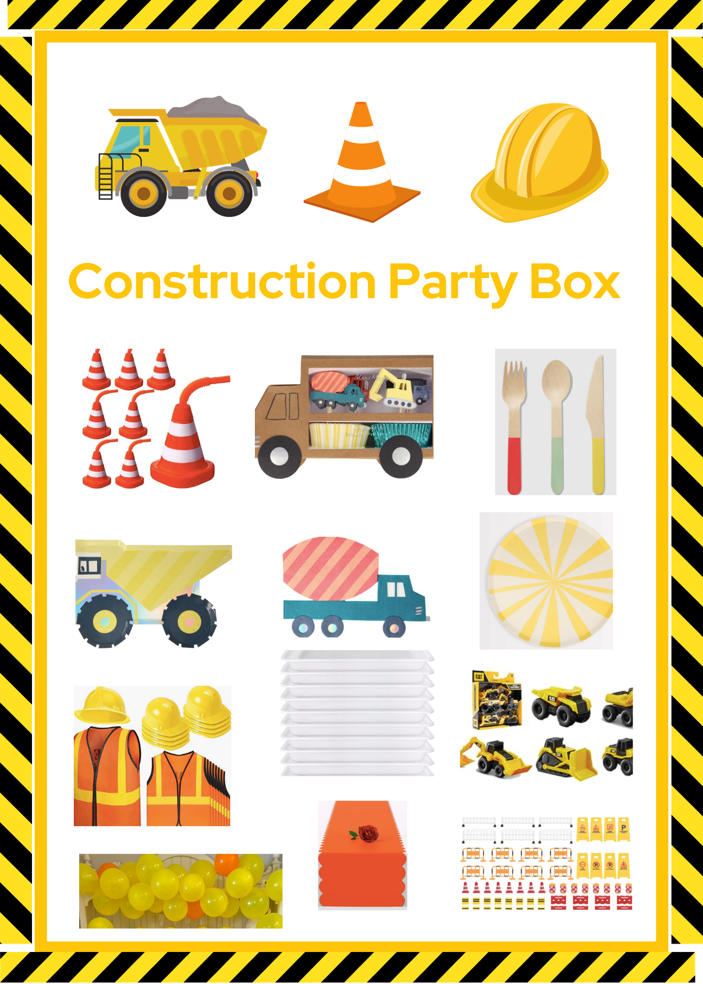 Construction Party Box for 8