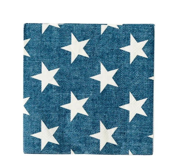 NAVY STAR COCKTAIL NAPKIN