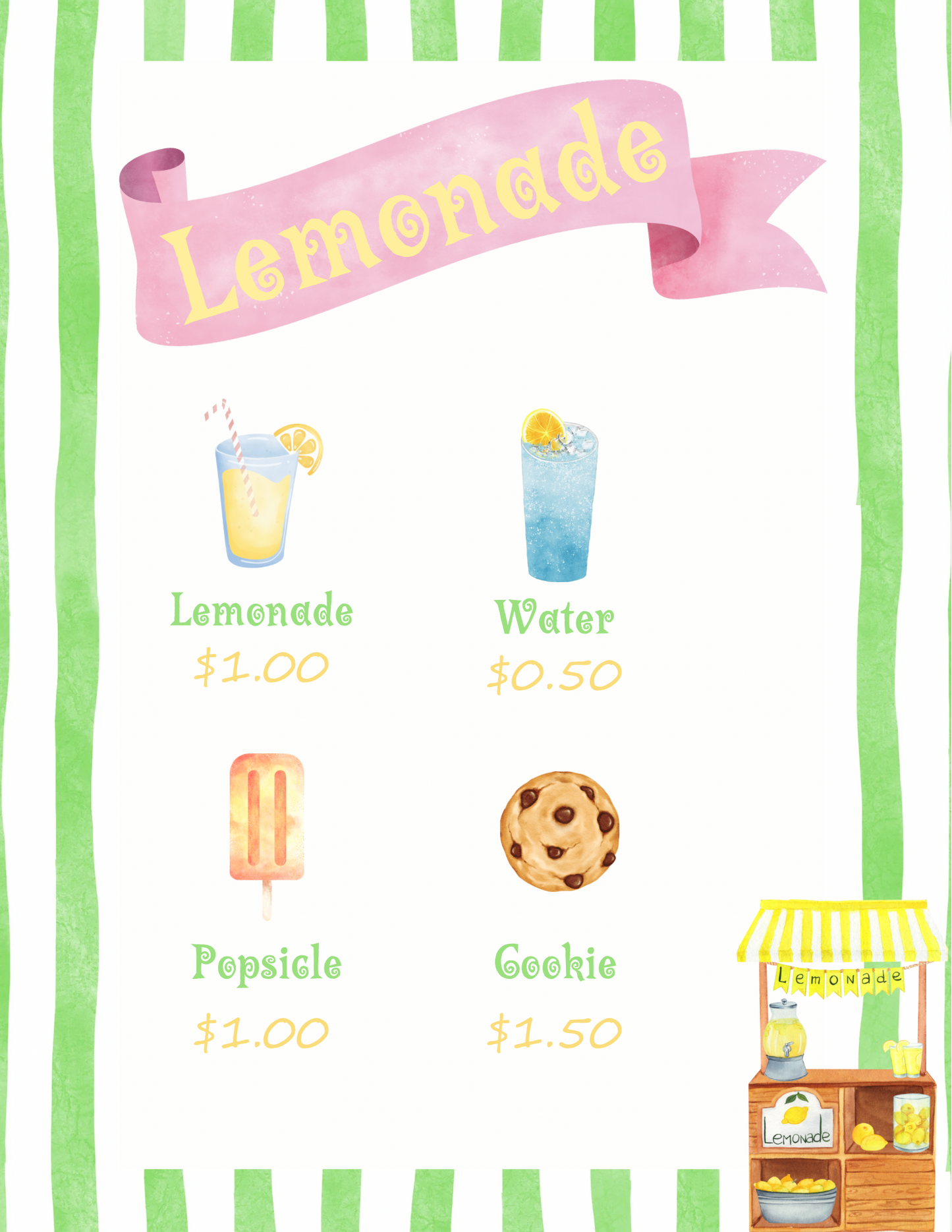 Lemonade Stand Kit