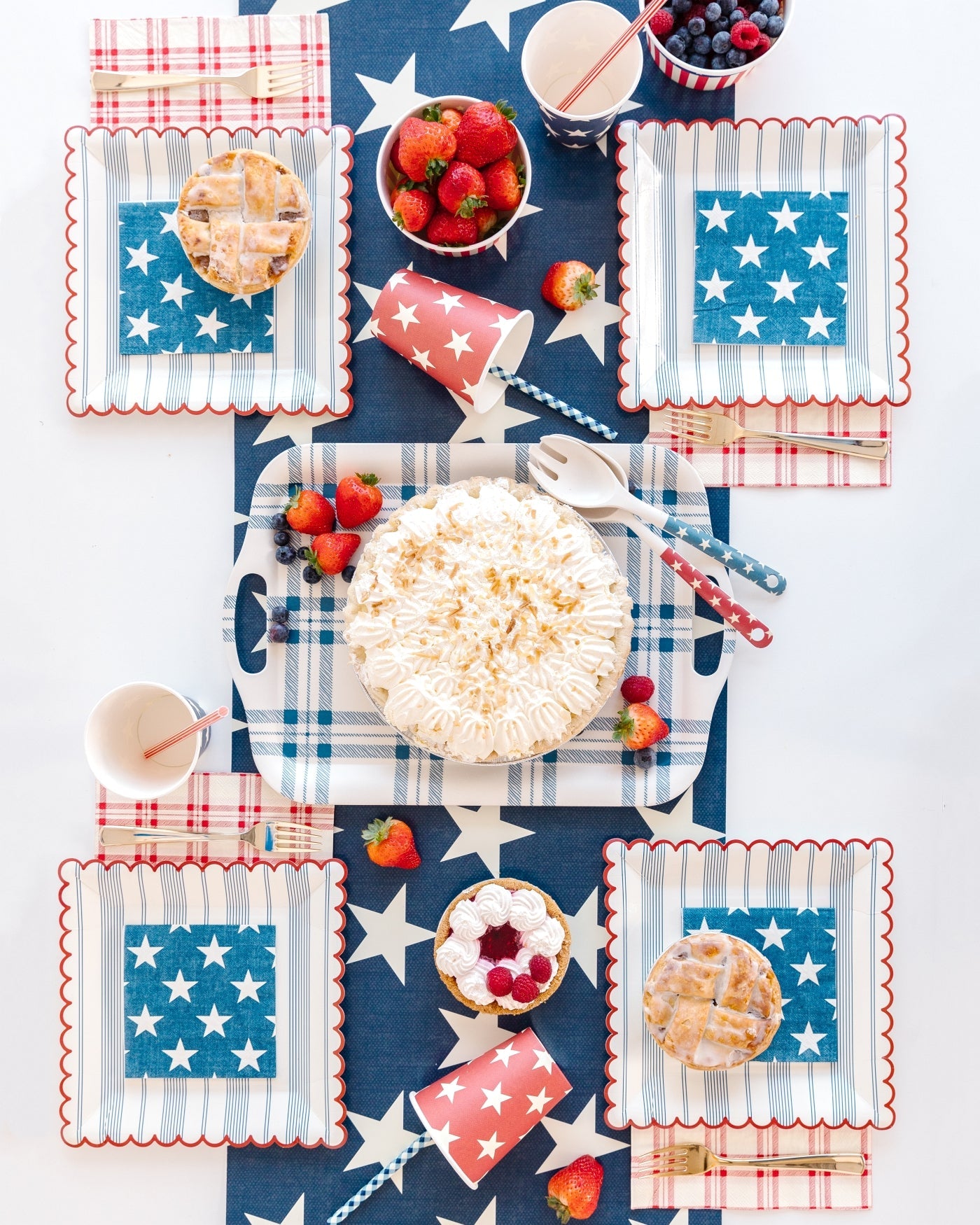 NAVY STAR COCKTAIL NAPKIN