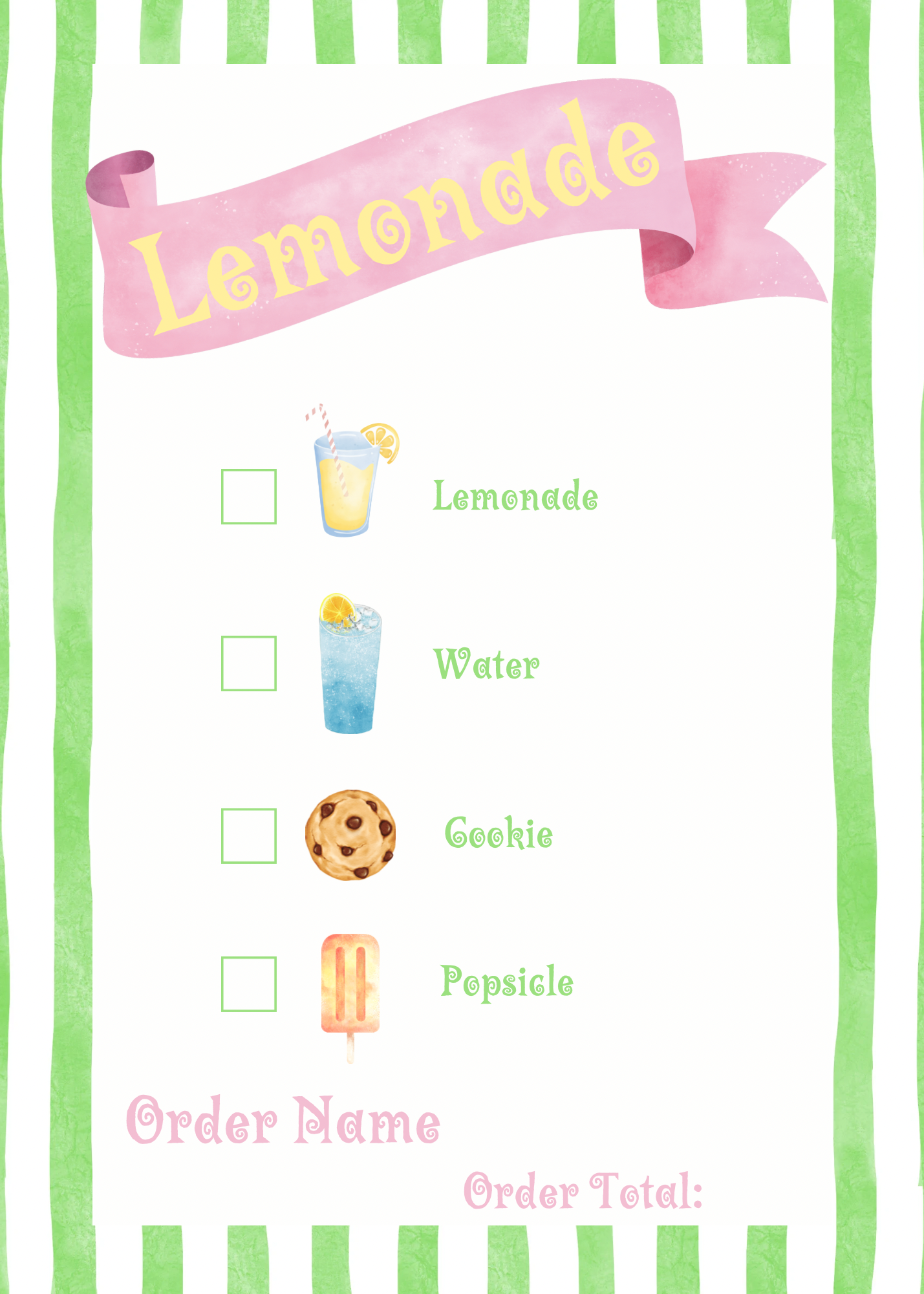 Lemonade Stand Kit