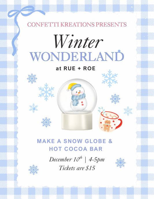 Winter Wonderland at Rue + Roe