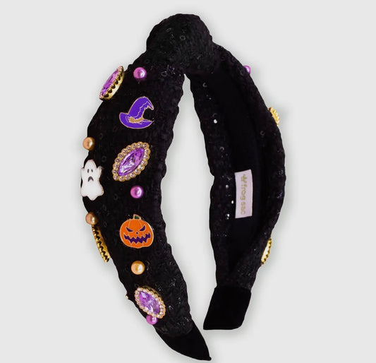 FROG SAC Halloween Headband for Girls - Knotted Headband