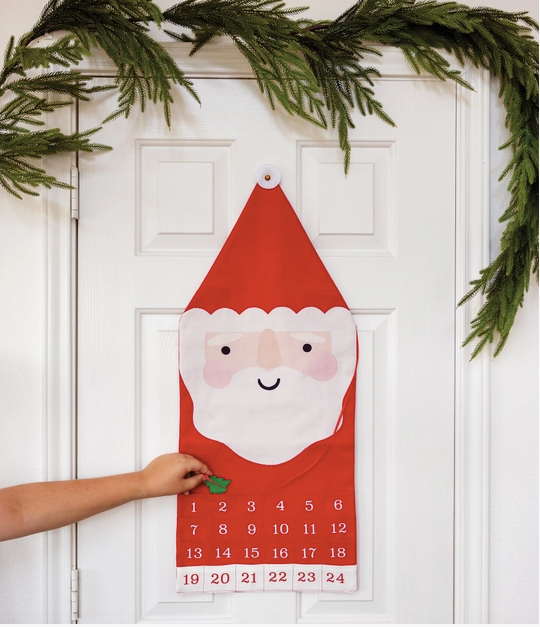 Santa Canvas Advent Calendar