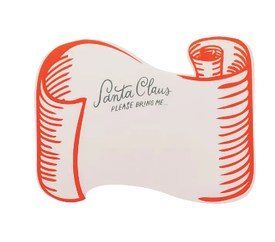 Santa Scroll Placemat