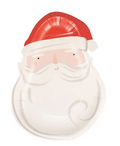 Santa Head Paper Plate